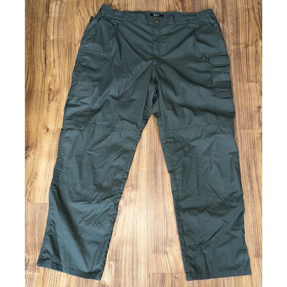 5.11 Tactical Men’s Taclite Pro Ripstop Cargo Pants Green Size 44x32 - Picture 1 of 7